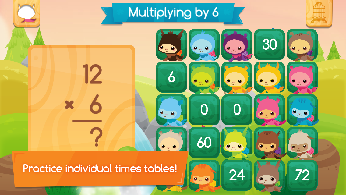 Math apps for kids: Pet Bingo